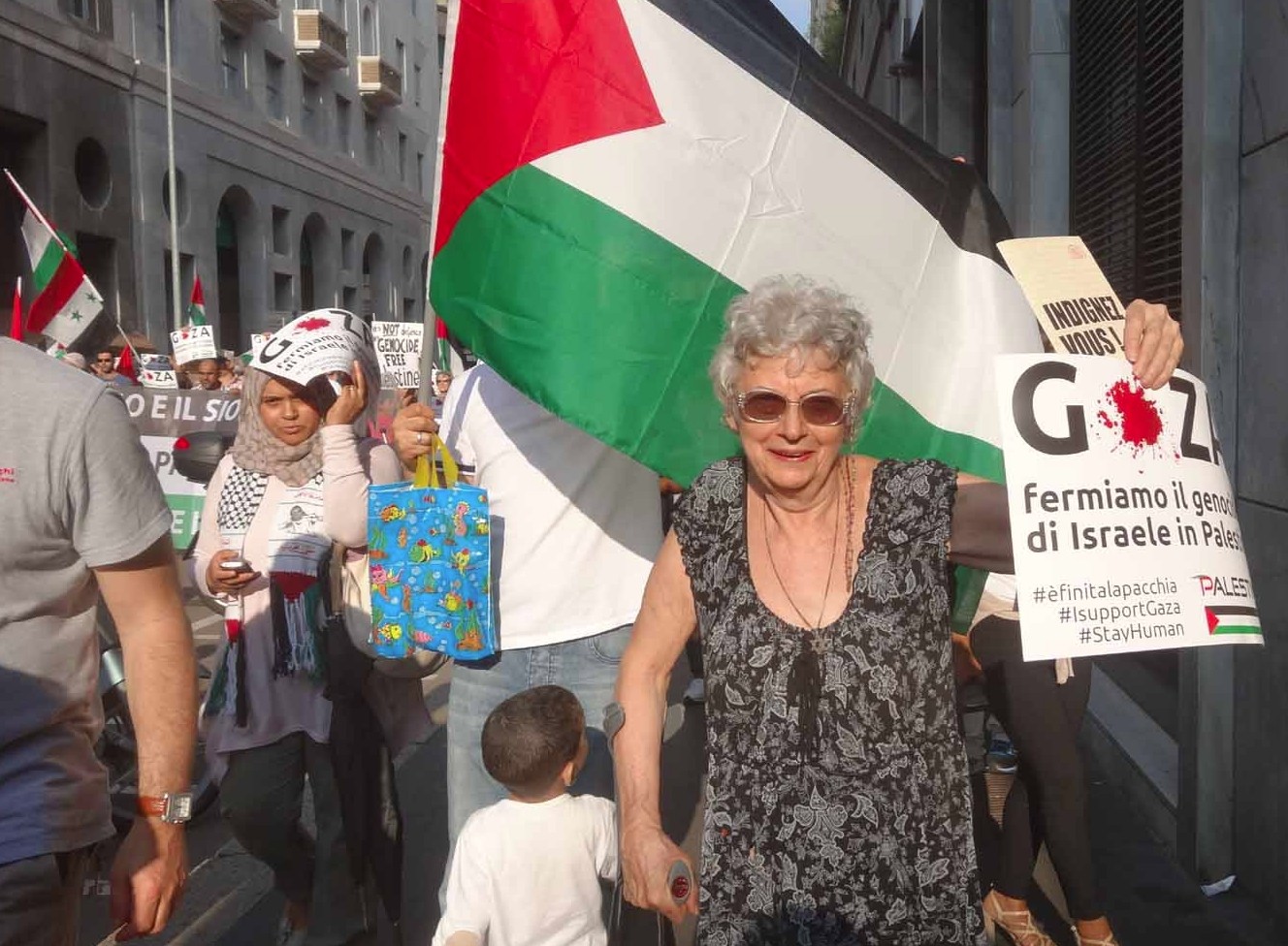 Milano con Gaza, contro il massacro | Stefano Apuzzo pagina Corteo Israele-Gaza